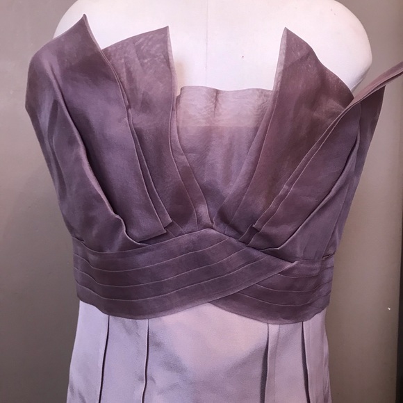 Runway collection BCBG color block silk dress 4 - Picture 12 of 16